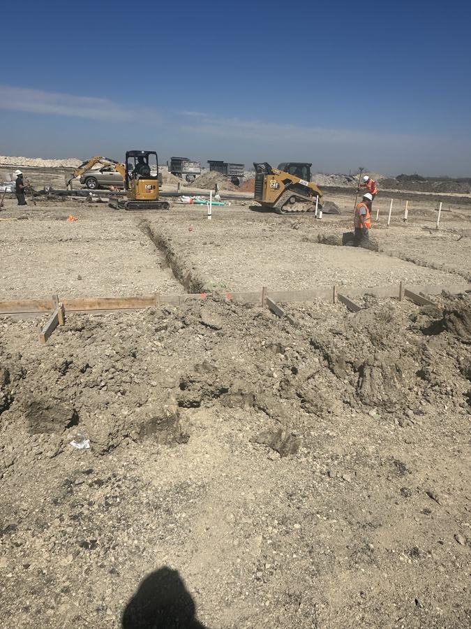 Foundation Layout — Wide View