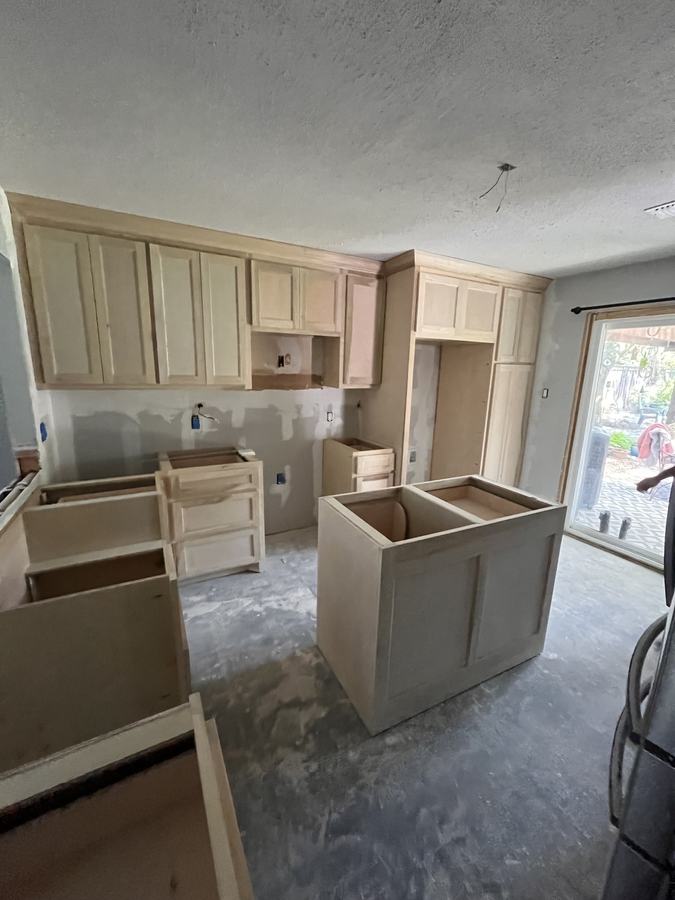Island and Cabinet Boxes — In Progress